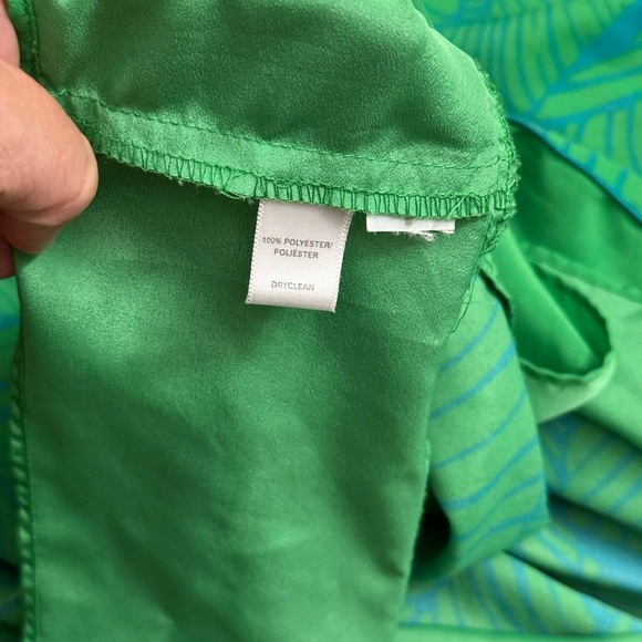 LOFT • Tropical Print Midi Dress - Picture 8 of 10